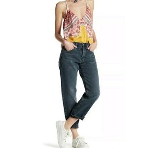 NEW FREE PEOPLE UNIVERSAL BOYFRIEND WIDE LEG JEAN
